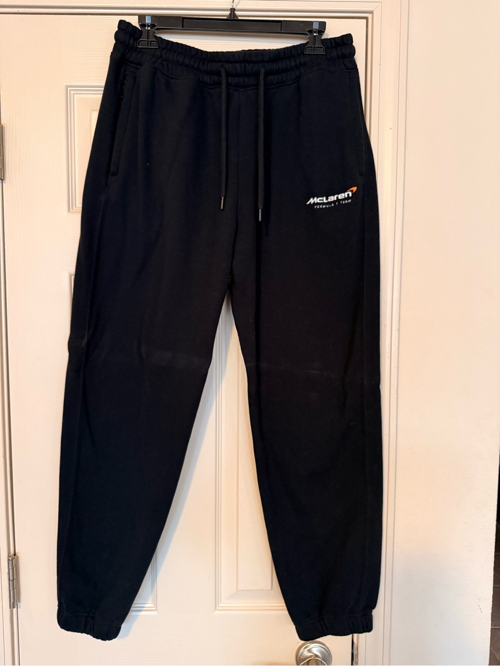 Men's Black McLaren F1 Logo Jogger Pants